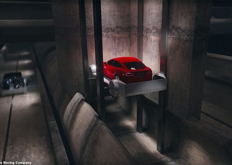 Elon Musk The Boring Company Tunnel