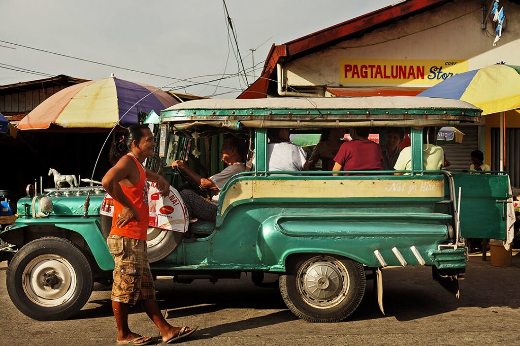 Waiting for the passengers at the Guagua wet market
