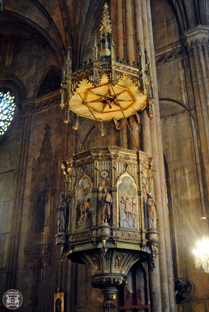 san sebastian basilica pulpit