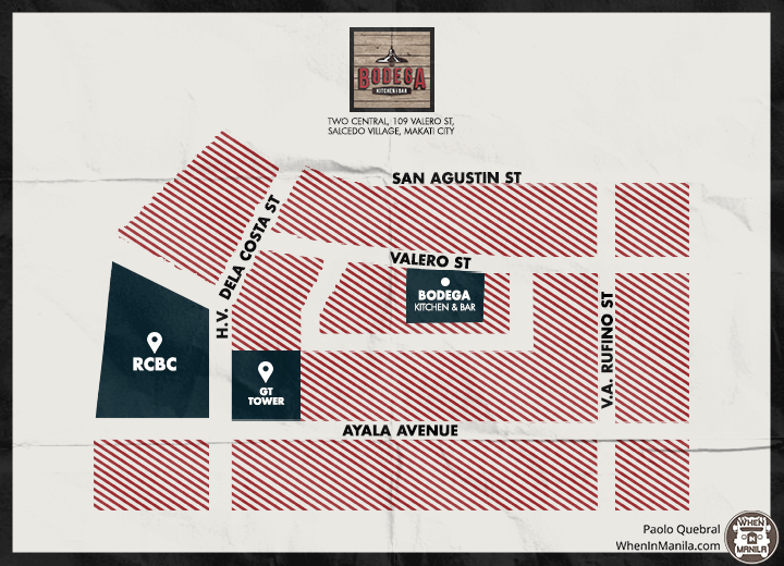 Bodega Map
