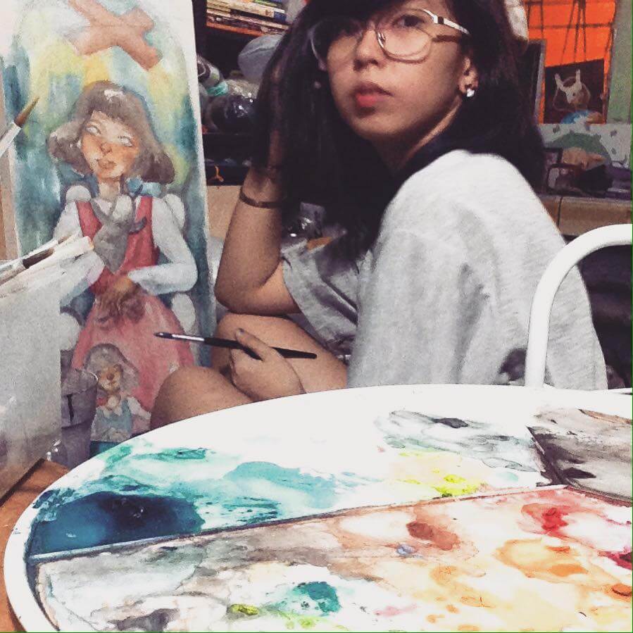 Moreen Guese artist raising funds for rescue dog 1