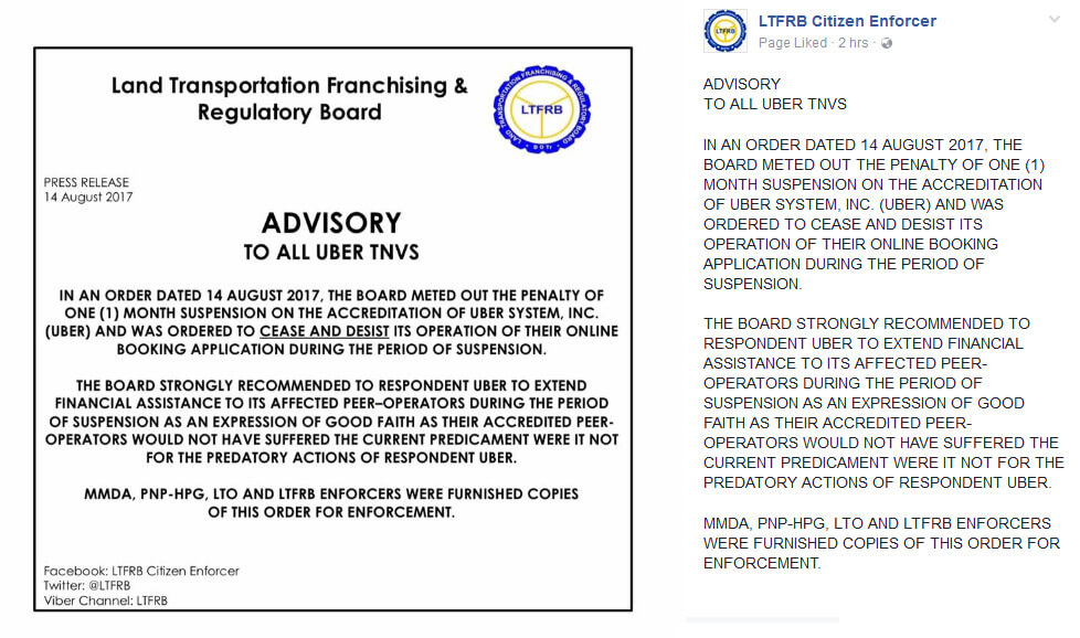 Uber-manila-suspended-ltfrb