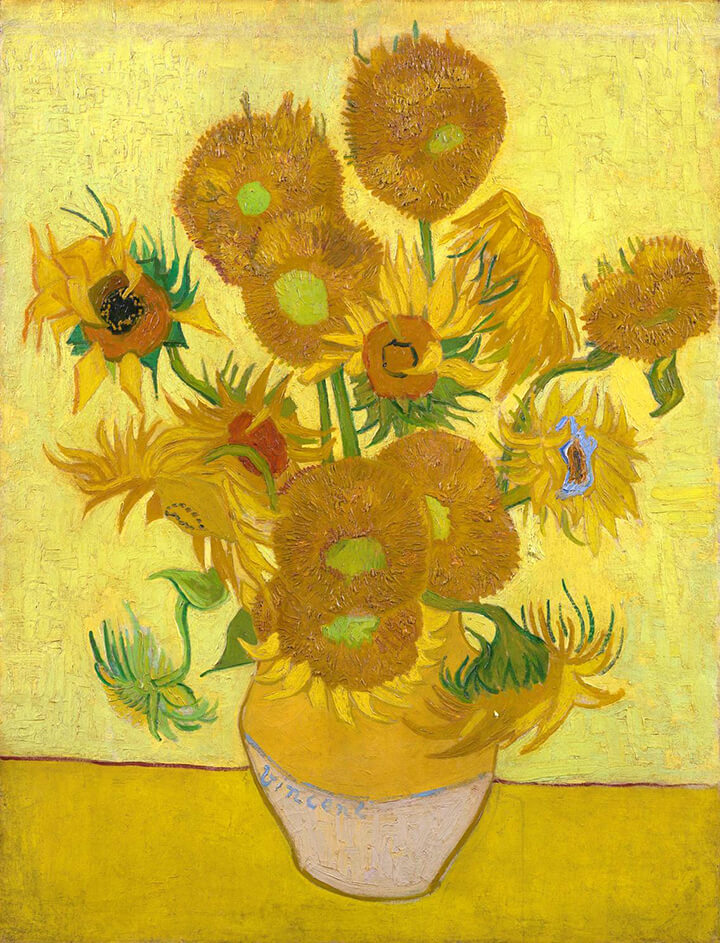 Vincent Van Gogh Sunflowers 2b