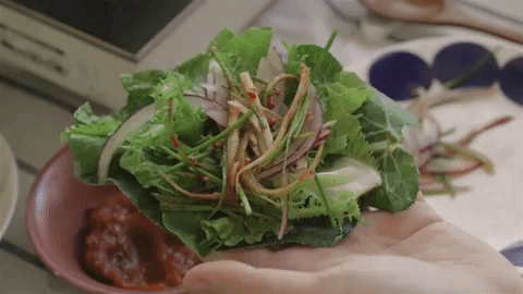 korean lettuce wrap ssam