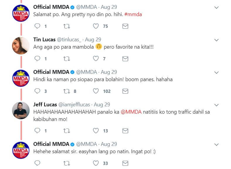 LOOK: MMDA Twitter Account Entertains Netizens With Amusing Replies 1 mmda twitter