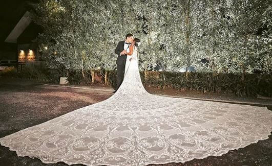 LOOK: Rochelle Pangilinan's Michael Cinco Wedding Gown Is 