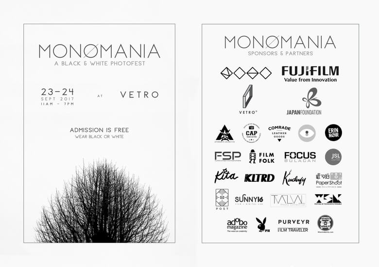 Black and White Photography Reigns Over Monømania 1 1 MONØMANIA poster main x logo