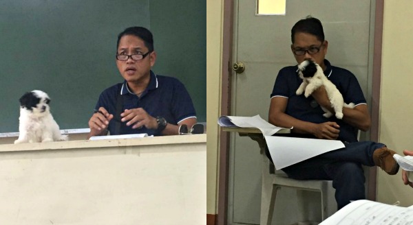 Prof and Dog