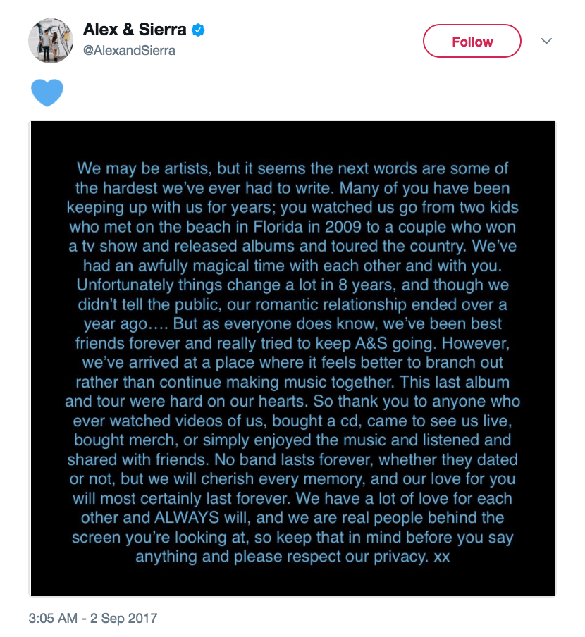 ENTERTAINMENT: X Factor's Alex & Sierra have broken up as a Musical Duo and as a Couple 2 Screen Shot 2017 09 02 at 6.32.44 PM