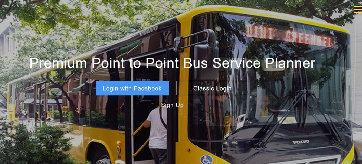 p2p bus scheduling website 1