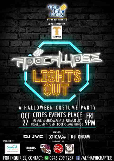 APOCALYPSE Lights Out Poster
