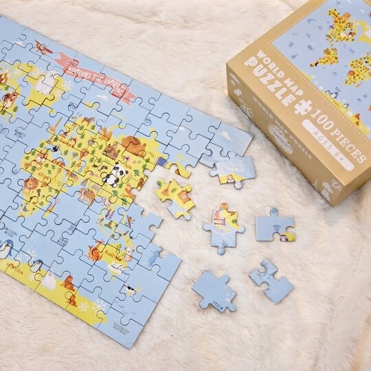 Daydream Republic World Map Puzzle