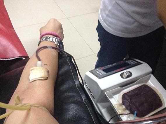 donating blood