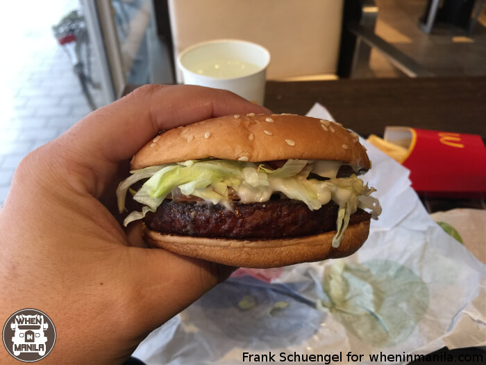 mcdonalds mcvegan burger