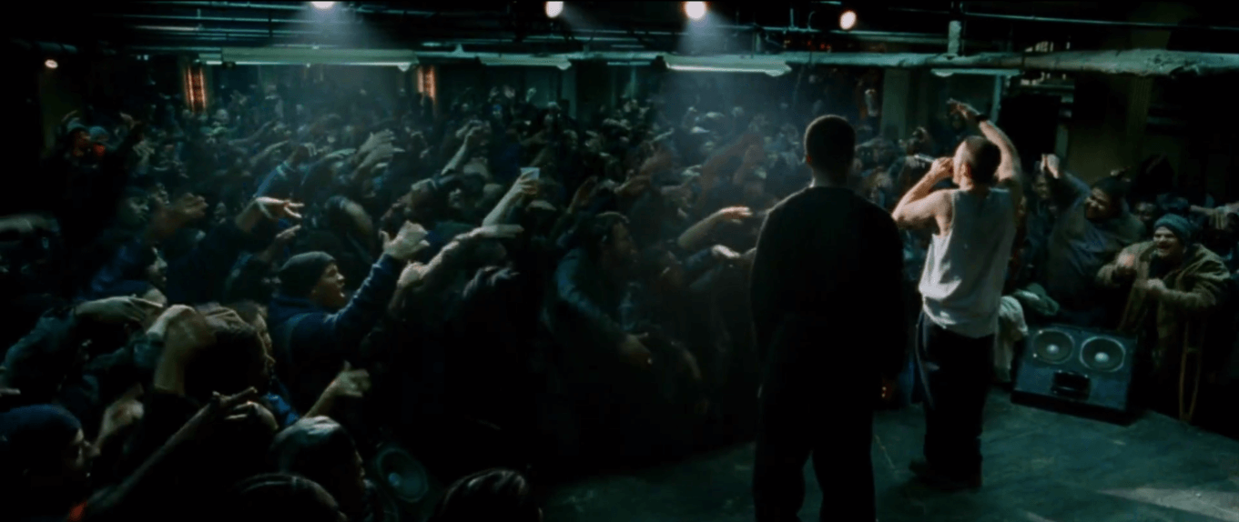 8 Mile rap battle scene