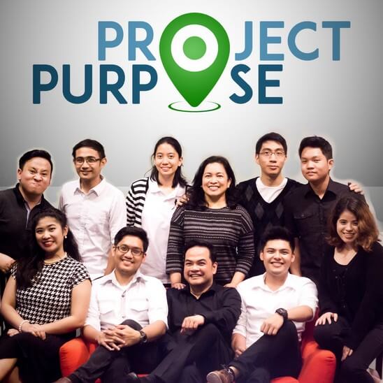Boris Joaquin with wife Michelle Joaquin 4th standing 2nd row witb the group of young professionals they are mentoring