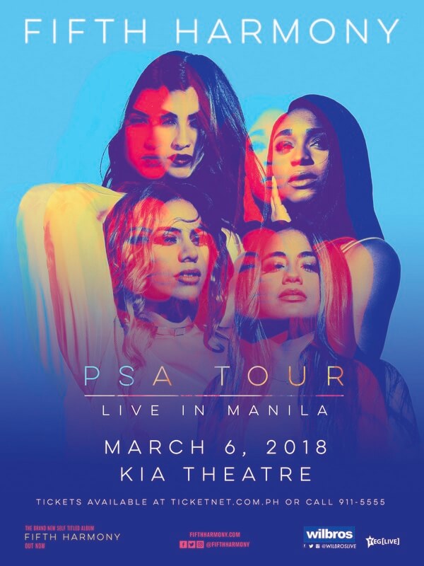 Fifth Harmony’s PSA Tour Coming to Manila in March - When In Manila