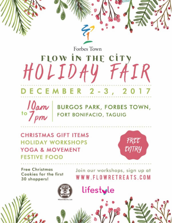 Wholesome Eats, Handcrafted Finds, Wellness Workshops and More at Flow in the City Holiday Fair!
