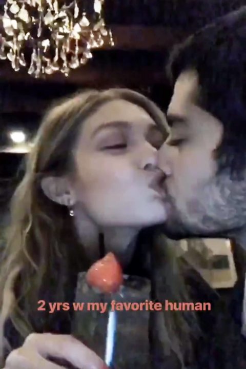 Gigi Hadid and Zayn Malik Celebrate Two-Year Anniversary 2 Zayn Malik Gigi Hadid anniversary e1510720355258