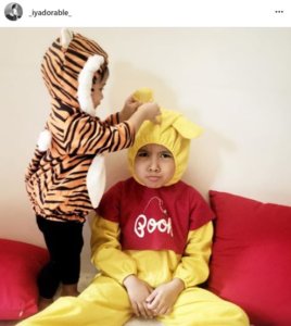 pooh and tigger kid costume