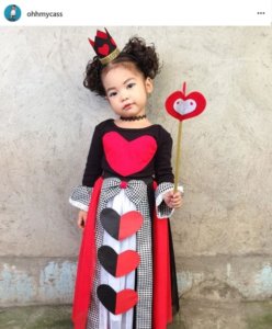 queen of hearts kid costume