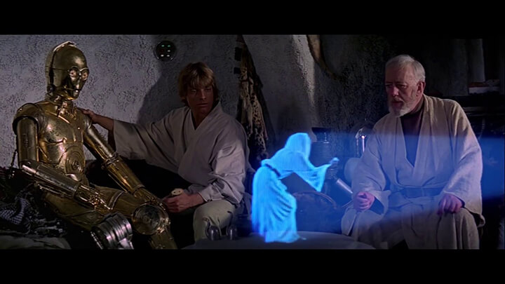 Star Wars Princess Leia Hologram