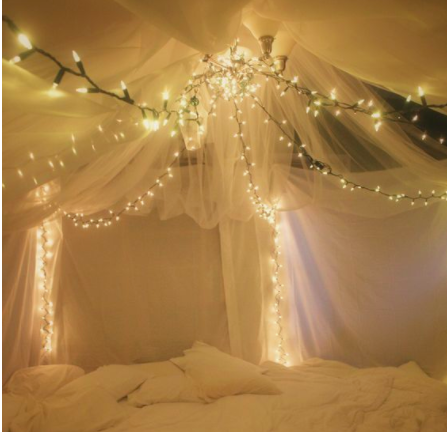 Bed fort cute sweet romantic date