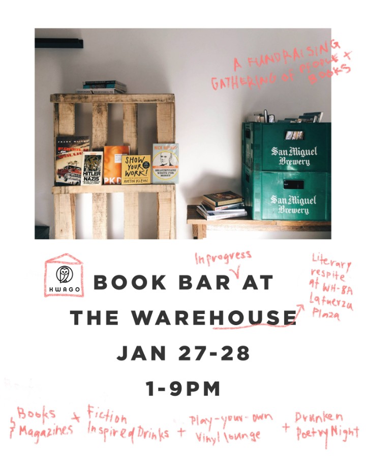Book Bar at the Warehouse Official Invitation 1