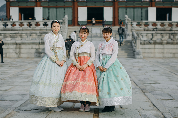 Seoul Korea Hanbok