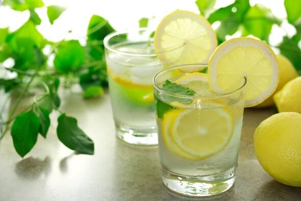lemon water
