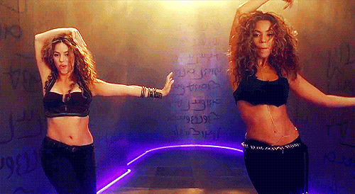 Shakira Beyonce Belly Dance In A Music Video Gif