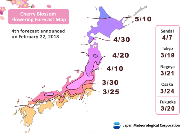 cherry blossoms map 2018 1