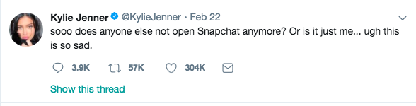 ENTERTAINMENT: Kylie Jenner tweets this and Snapchat loses $1.5 billion in value 2 kylie jenner 1