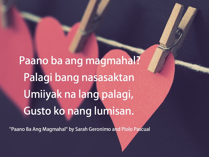 Hugot Song Line 6 Paano Ba Ang Magmahal by Sarah Geronimo