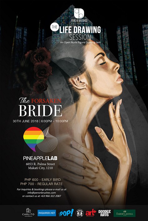 Pens N' Brushes celebrates the Pride Month through The Life Drawing Session: The Forsaken Bride 1 1 Artwork Final