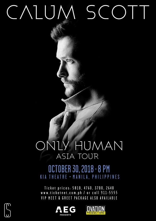 1 CALUM SCOTT OFFICIAL POSTER WITH OTHER DETAILS