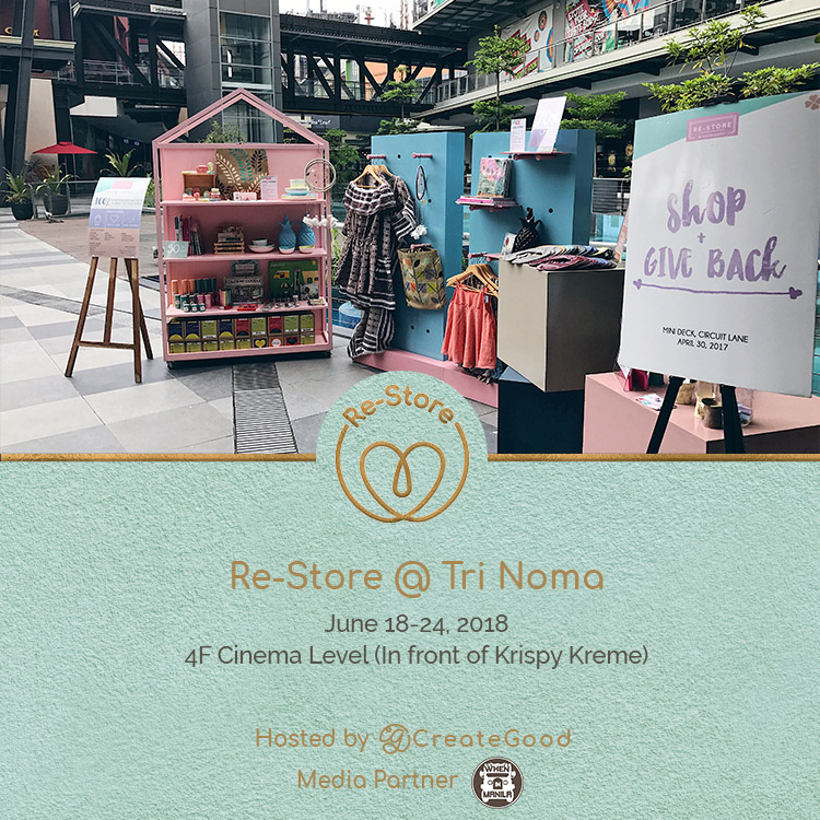 Pop-up alert: Re-Store at TriNoma (100% GIVING) 1 Re Store Tri Noma