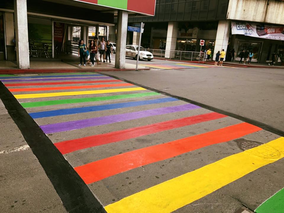 araneta center rainbow pedestrian 7