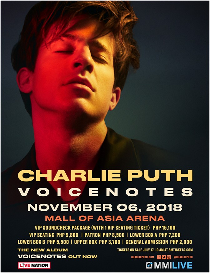 1 Charlie Puth New Voicenotes Album Cover Unretouched