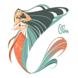 LOOK: This artist drew Disney princesses and characters as MERMAIDS! 5 36660496 2102878143260928 3873920592432332800 o