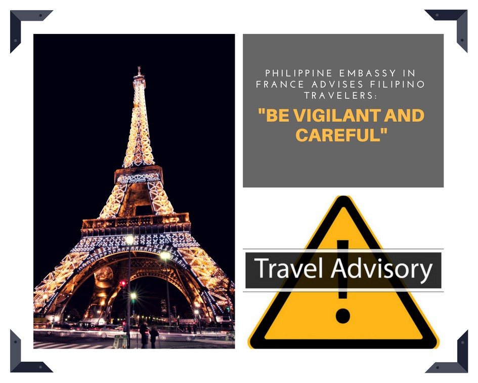 travel advisory to paris france
