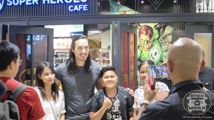 Celebrities Invade DC Super Heroes Cafe for a Meet and Greet when in manila Desmond Chiam