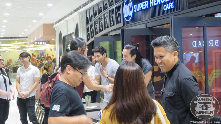 Celebrities Invade DC Super Heroes Cafe for a Meet and Greet when in manila celebs
