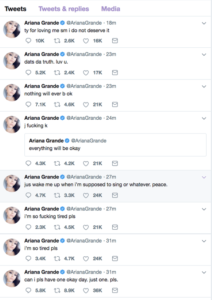 Ariana Grande tweets