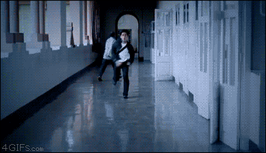 Funny Workout Running to School Cardio