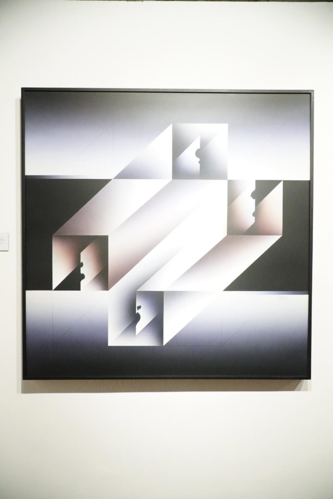 Rodolfo Gan Holds Second Solo Exhibit with “Prism II” 2 COMP117 Reflective Geometry 48x4822