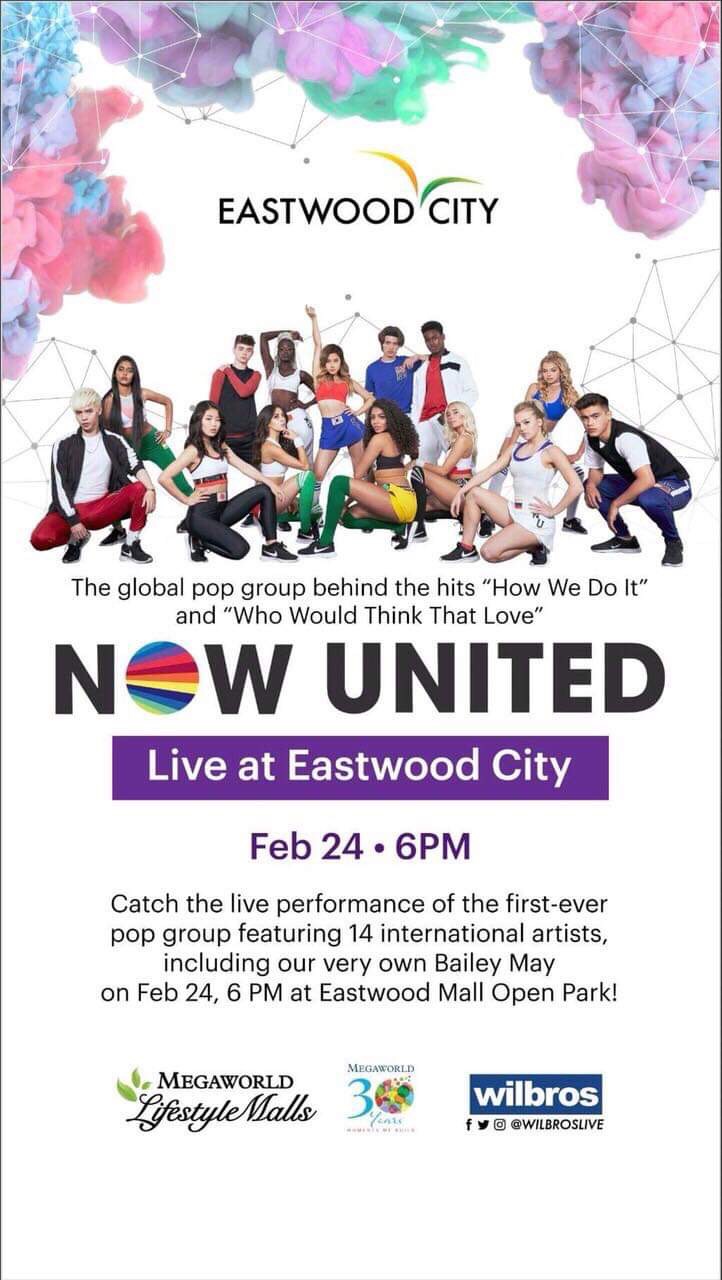 NOW UNITED EVENT POSTER
