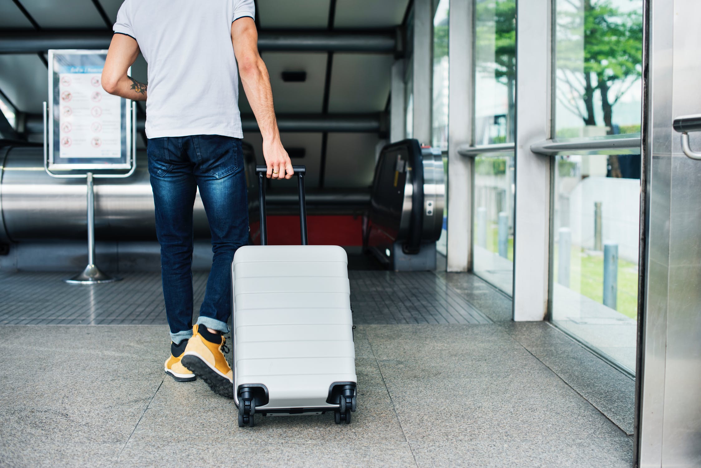 clean luggage
