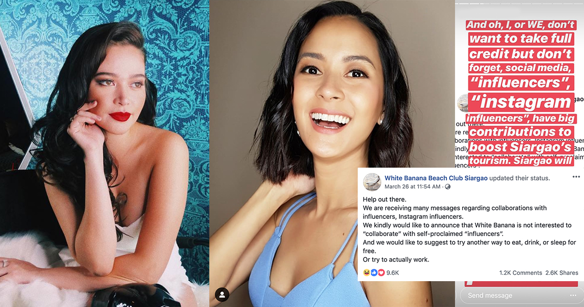 Bela Padilla Bianca Gonzales and more celebs on influencer entitlement