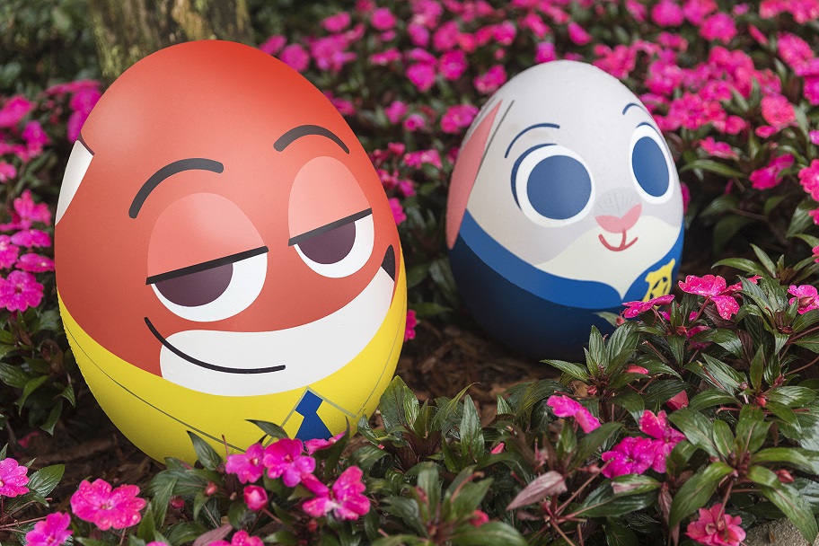 COS Park Disney Charcter Egg Hunt Nick and Judy